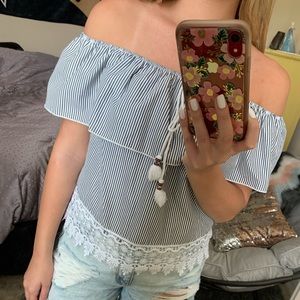 AGACI Off the Shoulder Top